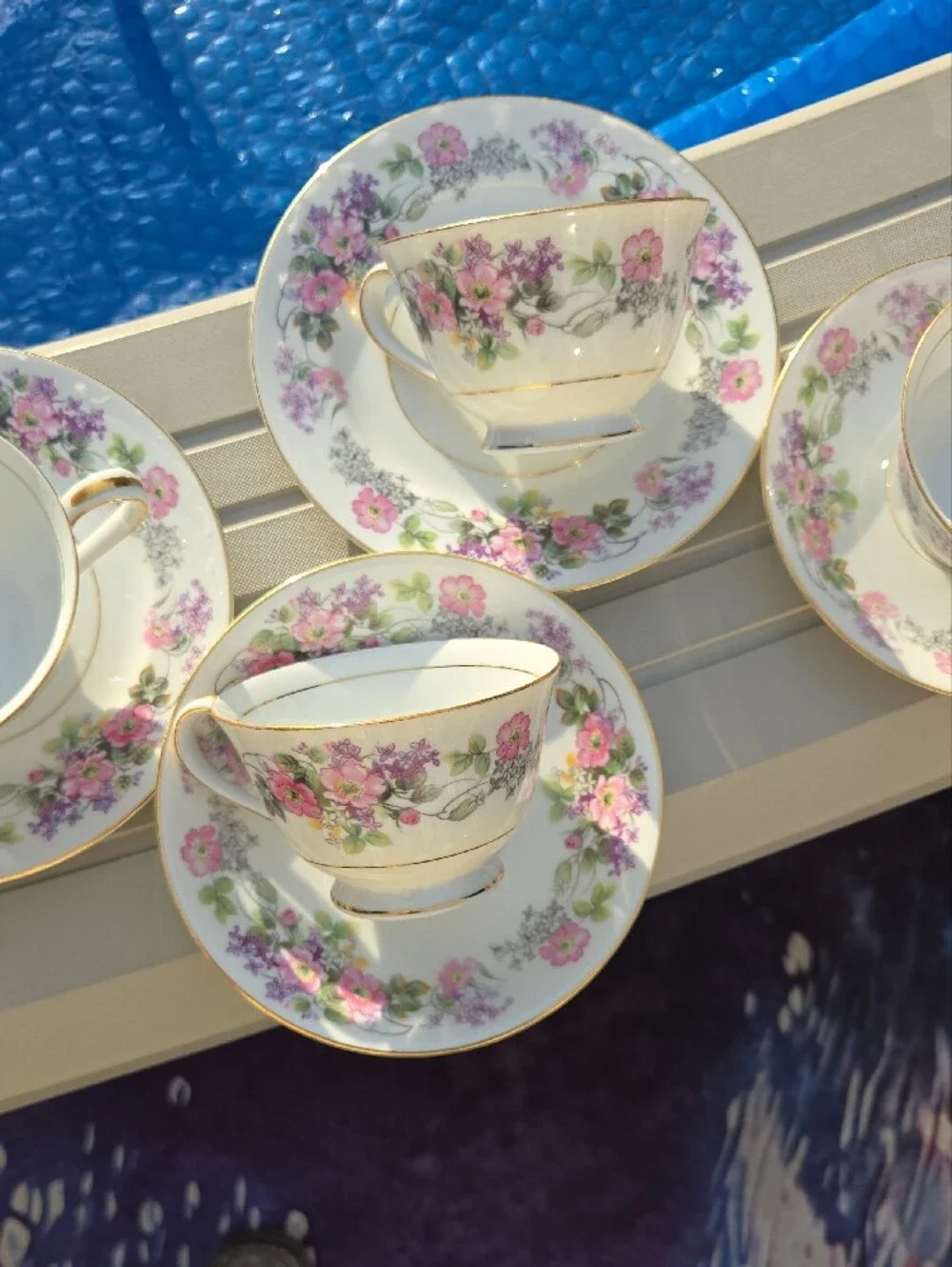 Noritake Roseland Tea Cups